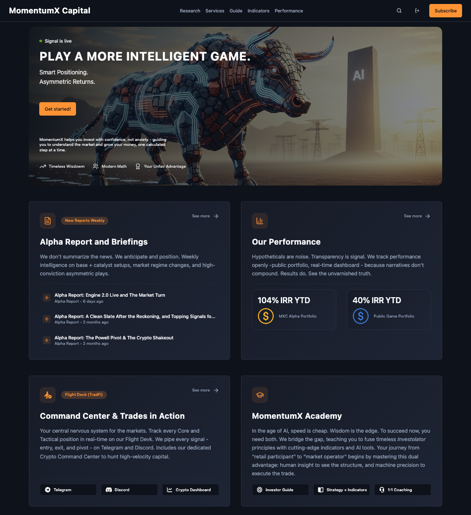 Protocol Update: Homepage Overhaul, New Tiers & The Launch of Kinetic-Flow.
